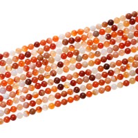 Wholesale Onyx Stone Beads Round Ball Carnelian Jewelry Making Natural Stripe