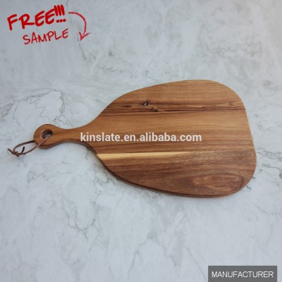 Newest style kitchenware natural acacia wood serving paddle