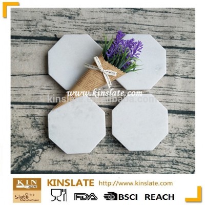 Banquet tableware Kinslate Octagon marble coaster wholesale