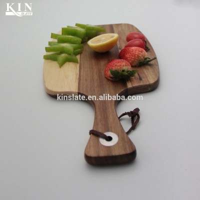 Popular and cheapest natural acacia wood serving paddle kitchen use