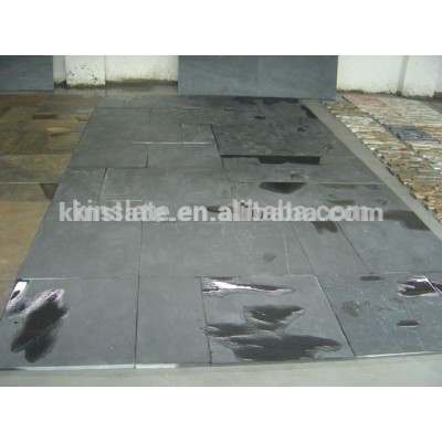 Garden use black cheap slate paving