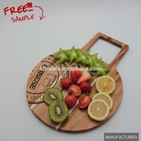 High quality natural acacia wood cheese board kitchenware