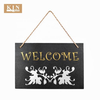 Nice engraving rectangle slate chalk board