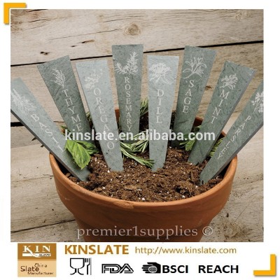 Black Garden Slate Plant label with sophisticated technology