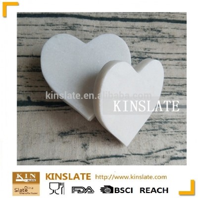 Durable use custom heart marble drink coaster