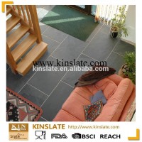 Factory direct black slate tile flooring with superior quality