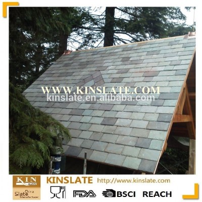 Muti-color black slate roofing prices with stable quality