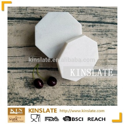 Wedding use octagon marble coaster wholesale