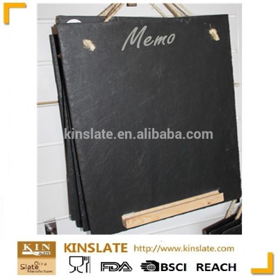 The stylish home made black slate memo chalkboard for Restaurant with costomized design