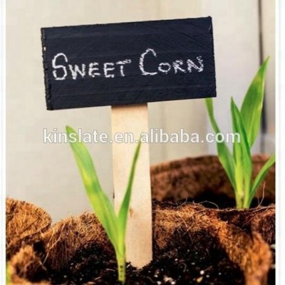 Black Slate Plant Label For Garden with finely processed