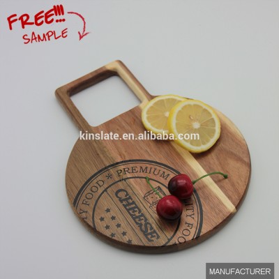 Unique design homeware natural acacia wood cheese board