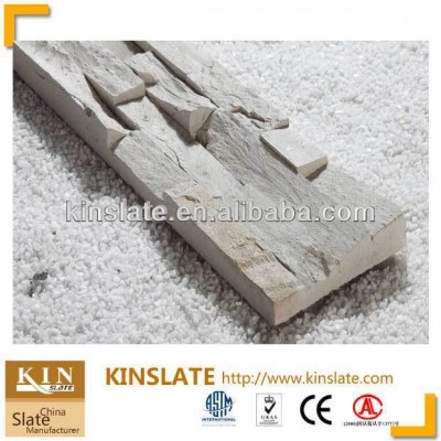 Non-fading Pumice and cement made faux slate split ledge stone wall panel