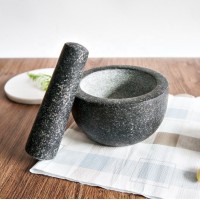 Supply wholesale customizable marble pestle and mortar stone Kitchenware