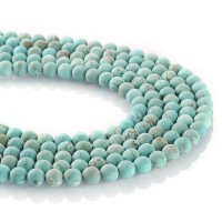 Wholesale real gemstone loose bead rose quartz gem matte turquoise natural stone loose beads